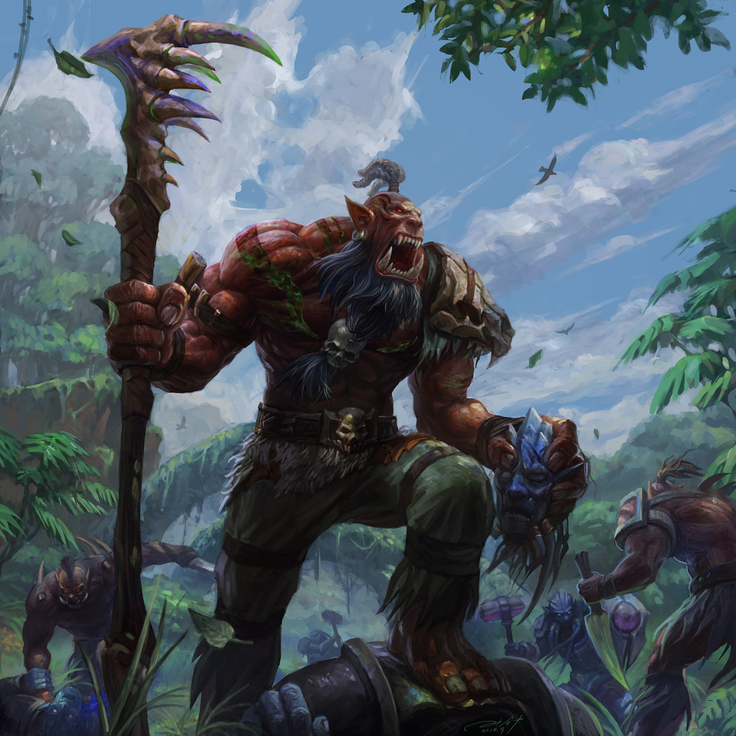 德拉诺绘画大赛基尔罗格死眼