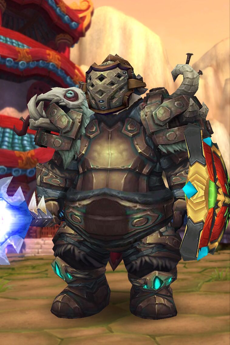 我的熊猫人板甲