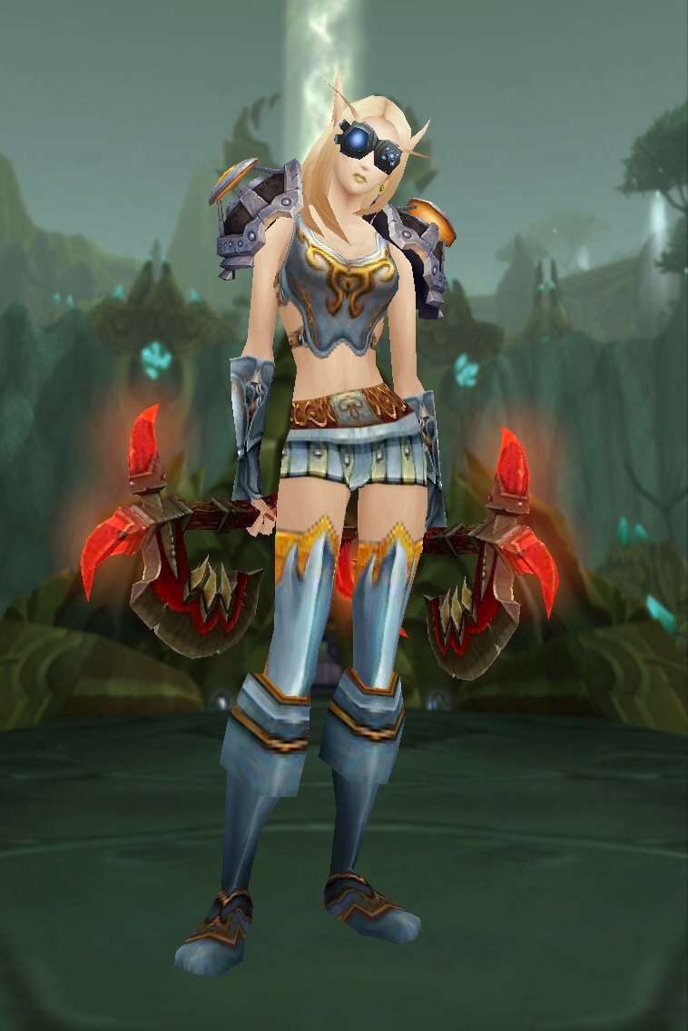 一个小血精灵战士