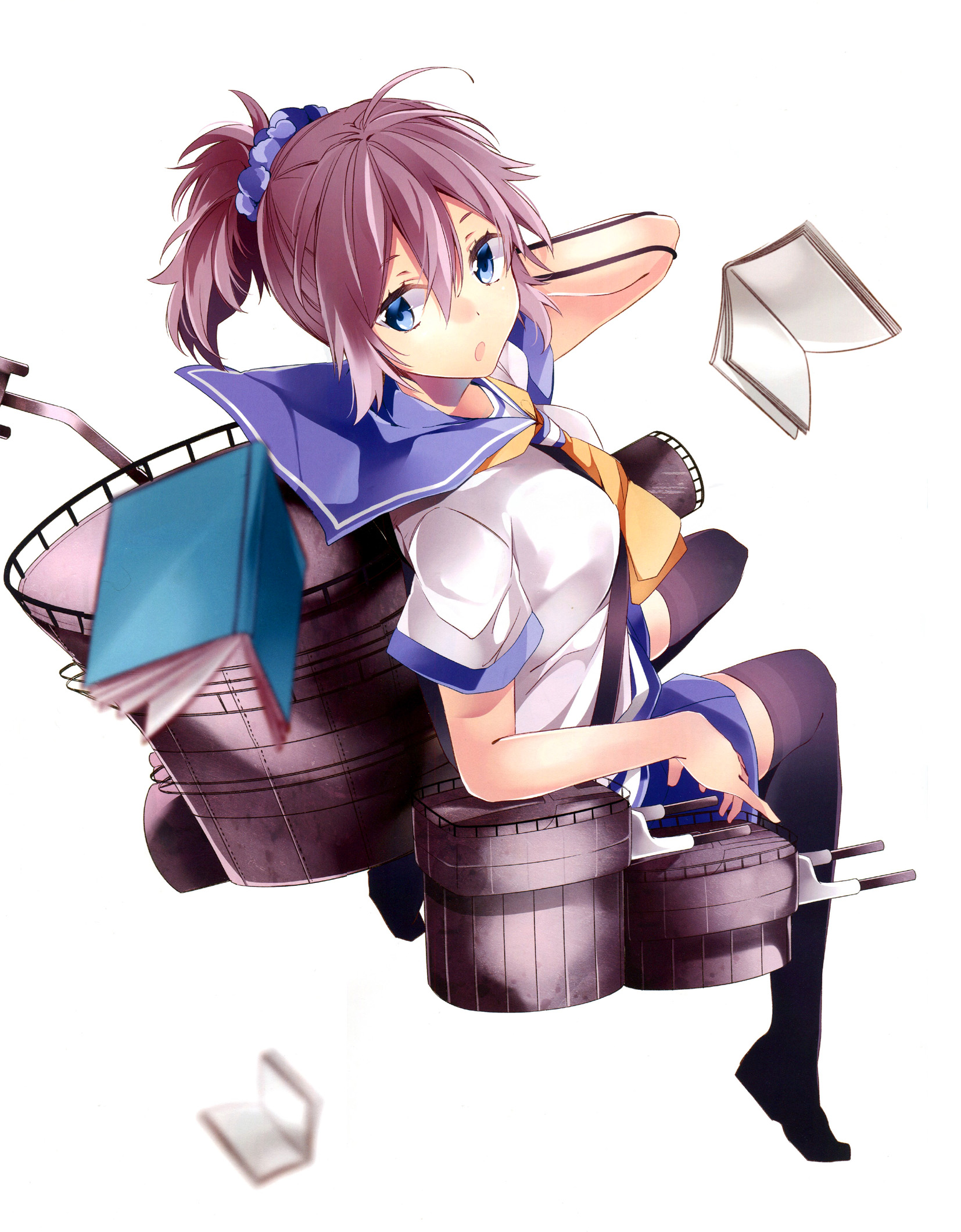 舰colle大建连跪一晚上只能欺负扫描仪发泄了2015舰娘官方挂历扫图6