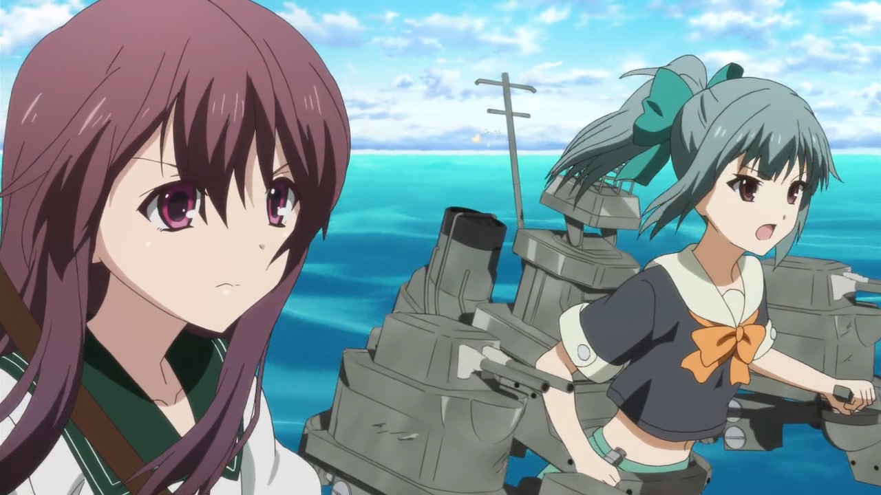 在- [舰colle][多图杀猫]舰队これくしょん -舰これ-,舰娘动画考据