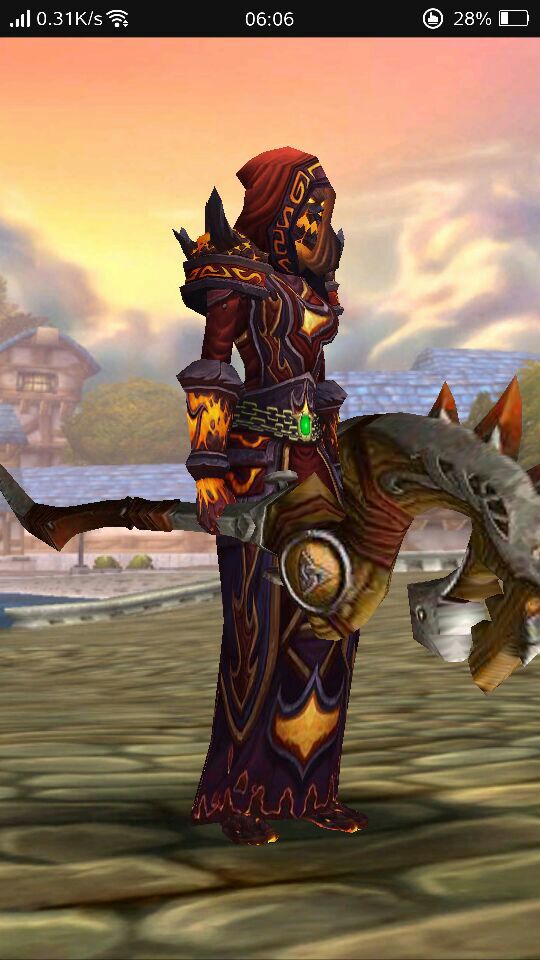 布甲求一件火红色肩膀