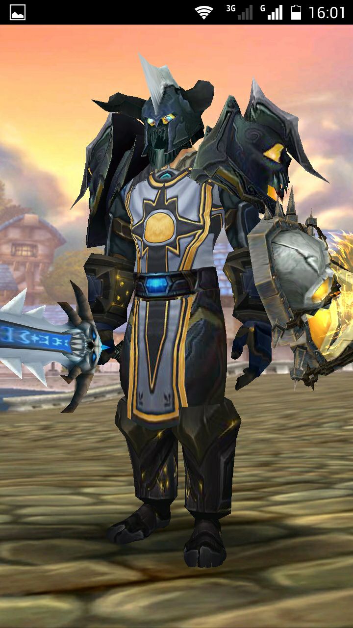 [板甲] 战士黑色幻化