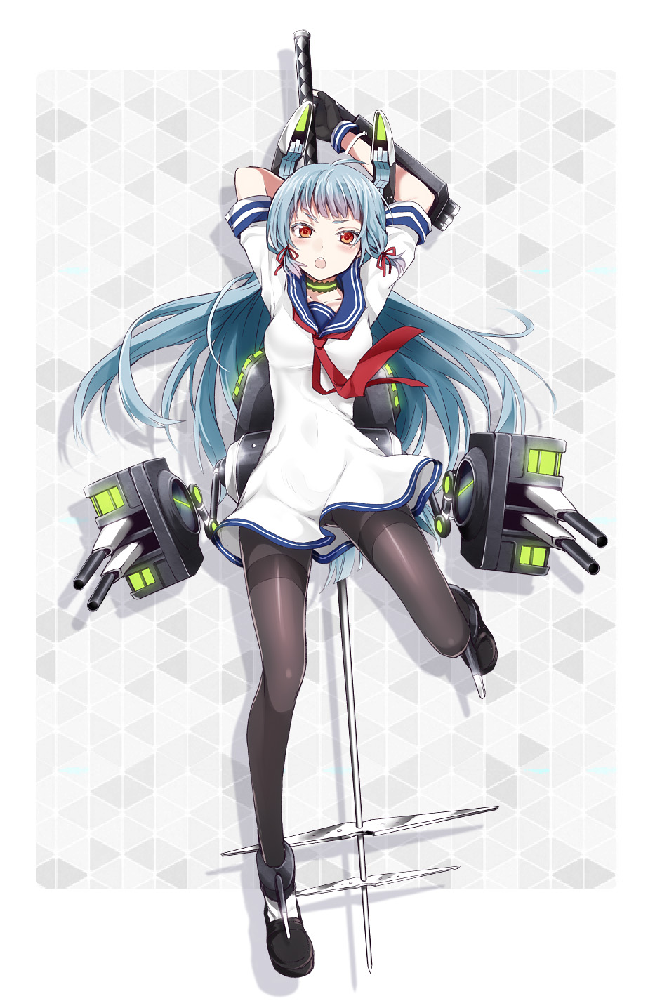 舰队collection [舰colle] 丛云的腿并没有看上去那么长,一切都是高跟