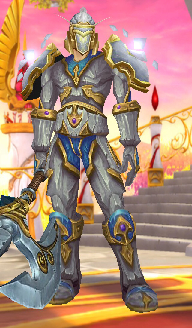 肩部板甲白色骑士肩膀修改后