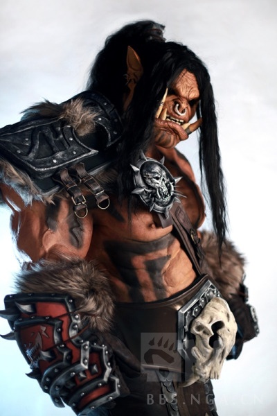 大神作品以假乱真级格罗姆地狱咆哮cos