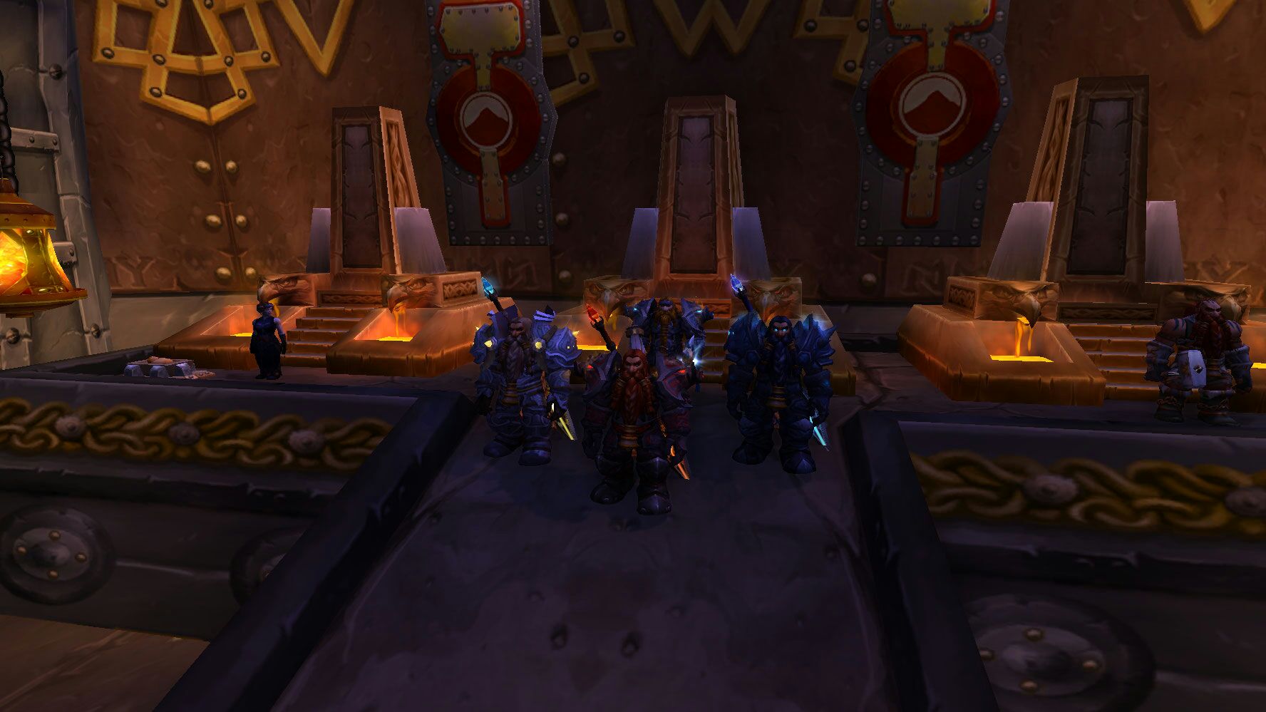 板甲矮人漂亮的小胡子集体幻化