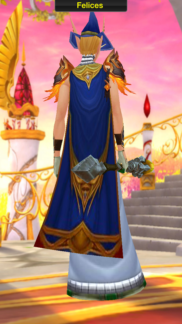 布甲血精灵法师的一套幻化希望大家给点意见