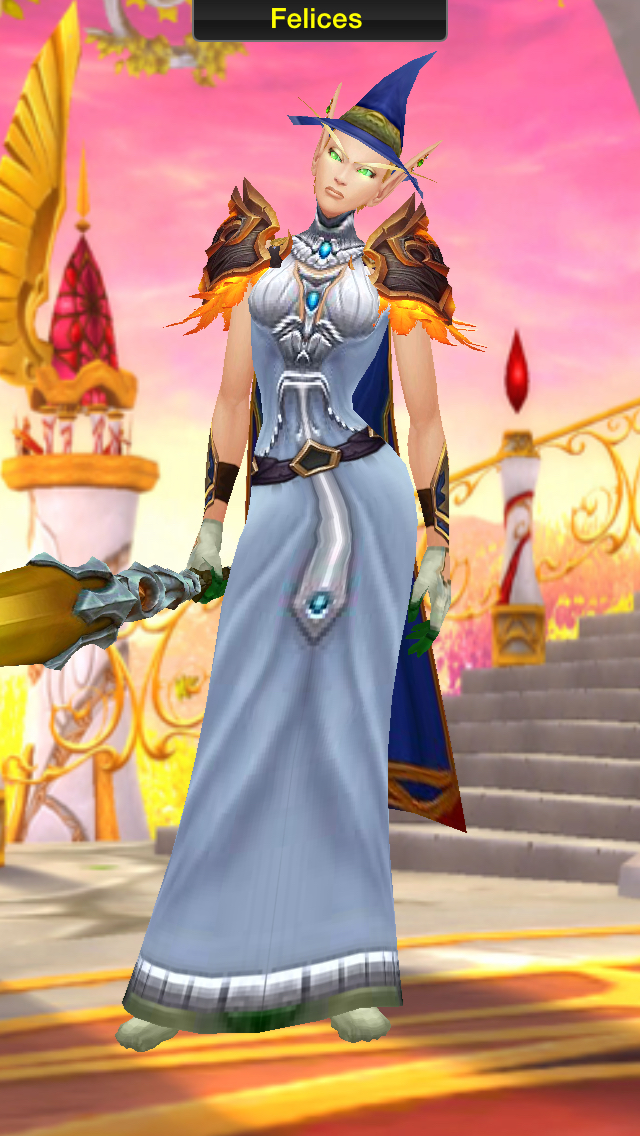 布甲血精灵法师的一套幻化希望大家给点意见