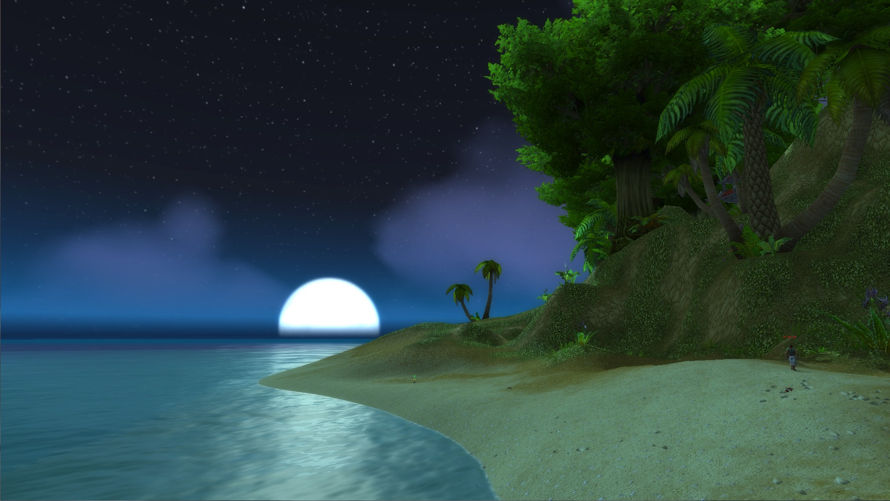 喜欢魔兽世界的湖水,送给浮躁的自己.