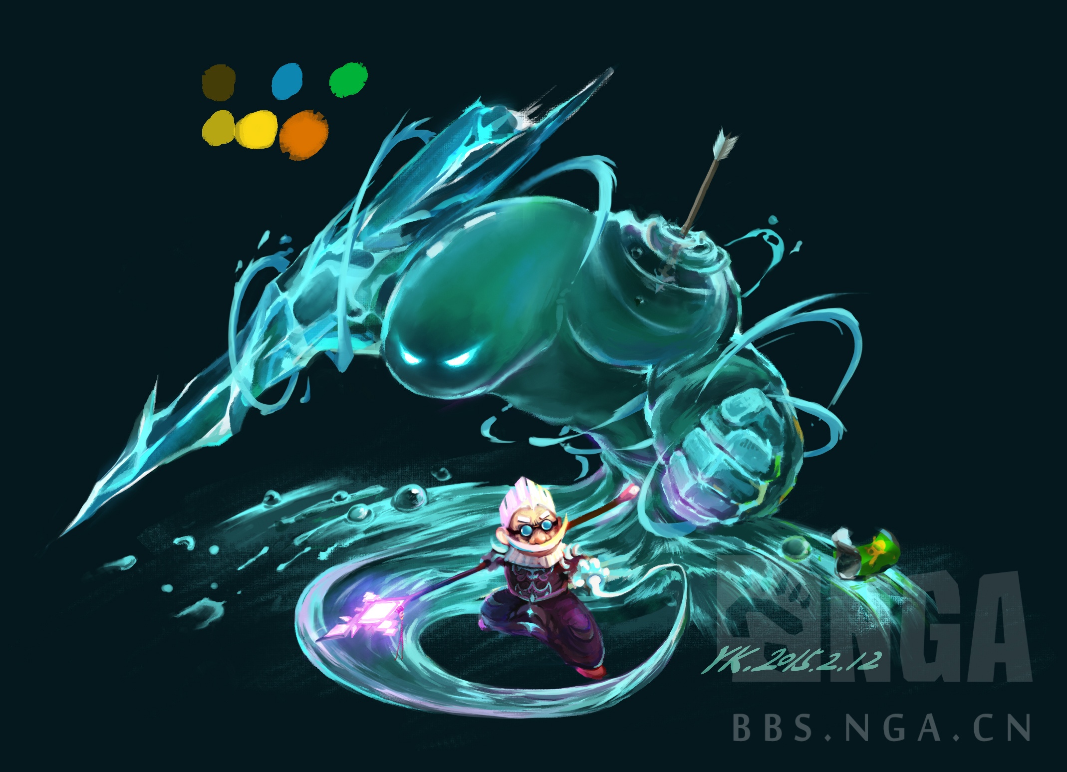 小侏儒和他的水元素