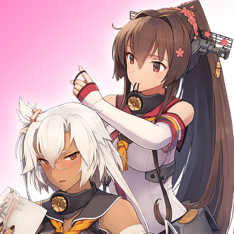 舰colle这个武藏姐姐我能玩一年官推之前的大和扎头绳后续出啦