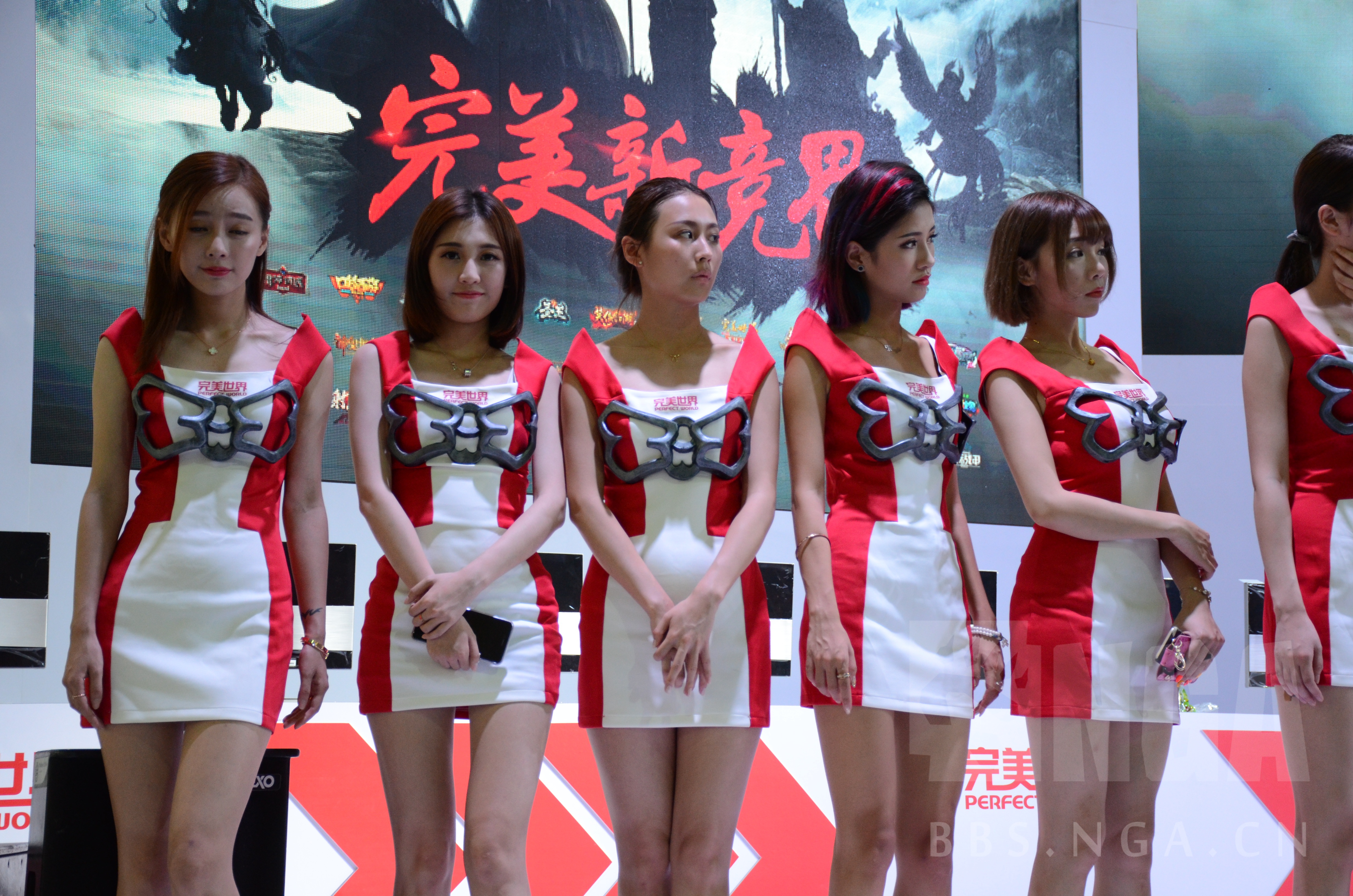 [2015cj showgirl] 完美世界展台sg彩排