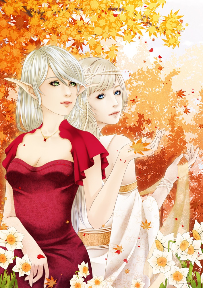 原创人物卡立绘安琪and莎娜