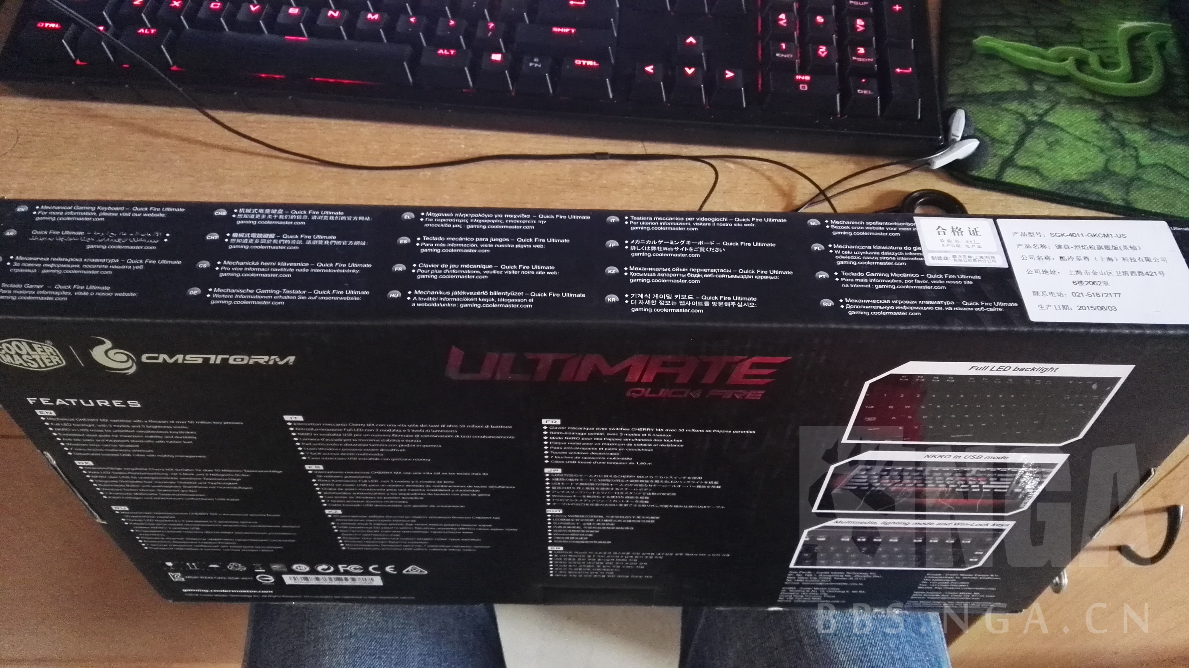 作业贴多图杀流量酷冷至尊cm烈焰枪旗舰版茶轴小评测