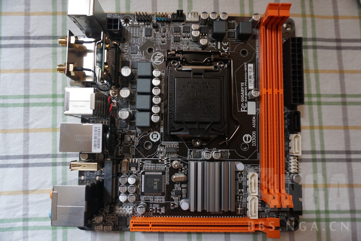 作业贴新手第一次diyitx小主机乔思伯c2技嘉凤凰主板wifii34160