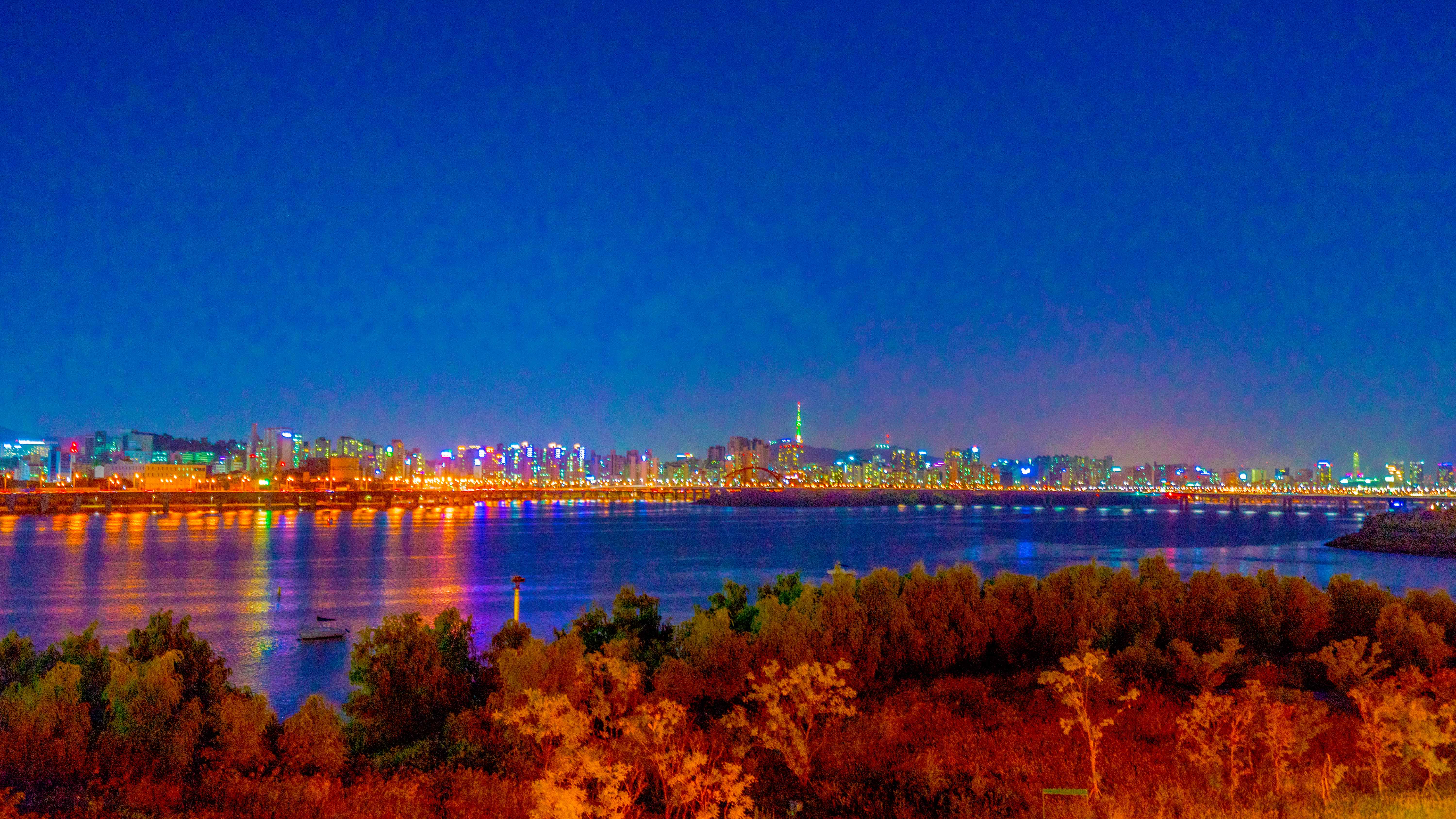 韩国汝矣岛夜拍