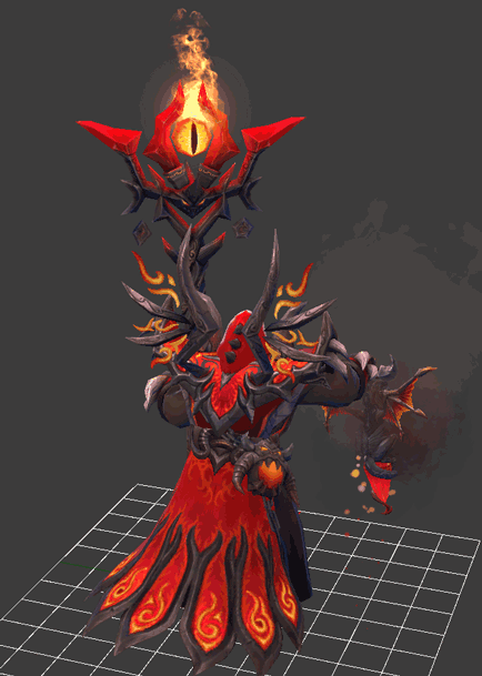 术士新套装猩红恶魔眼求大家支持