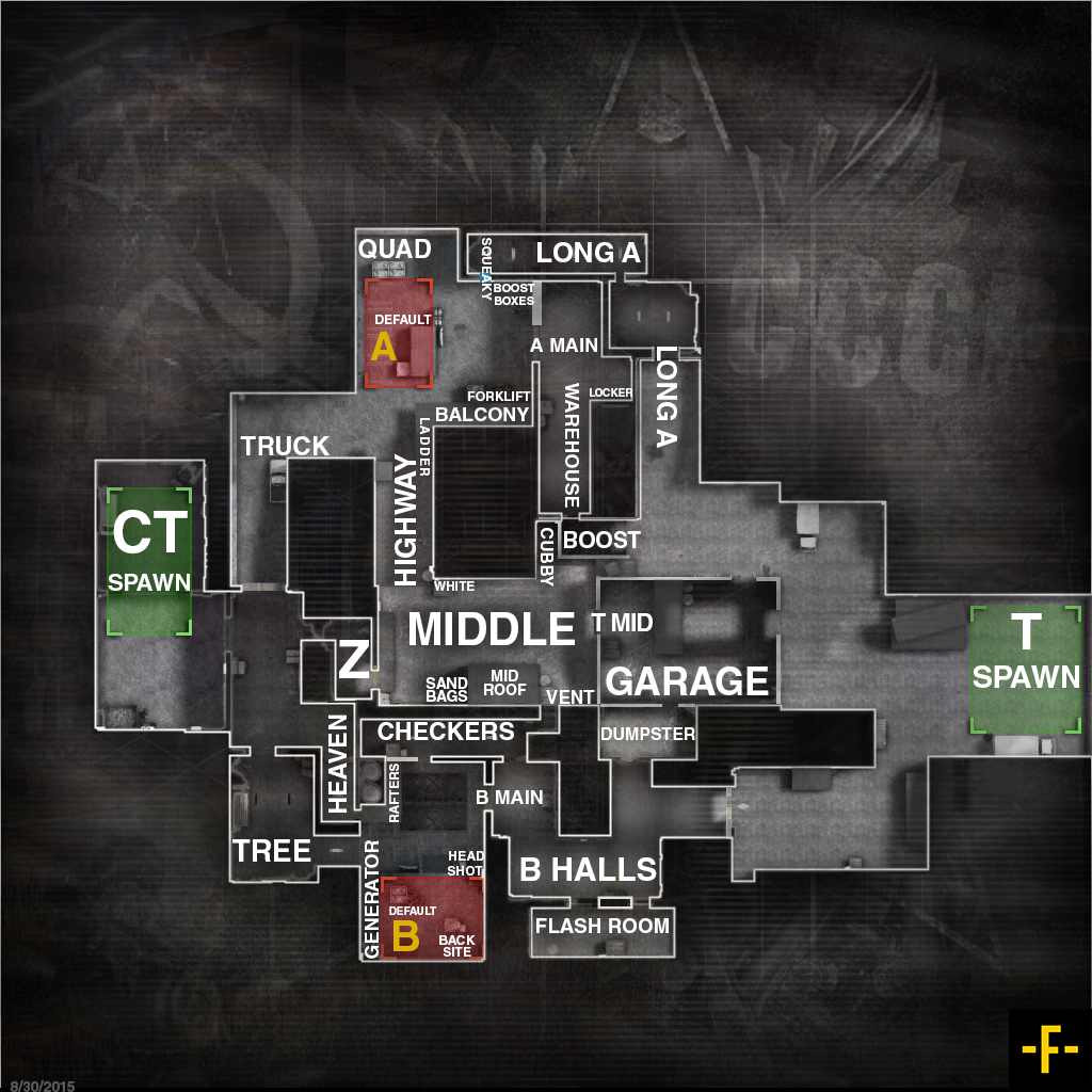csgo比赛地图英文报点大全