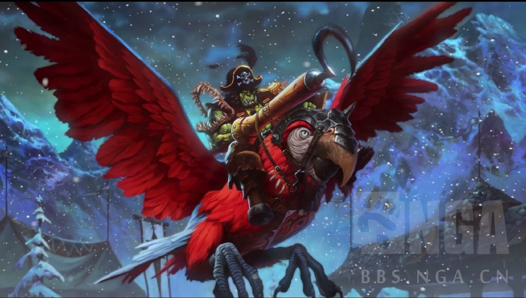 杂谈原来狮鹫的海盗皮肤出自炉石