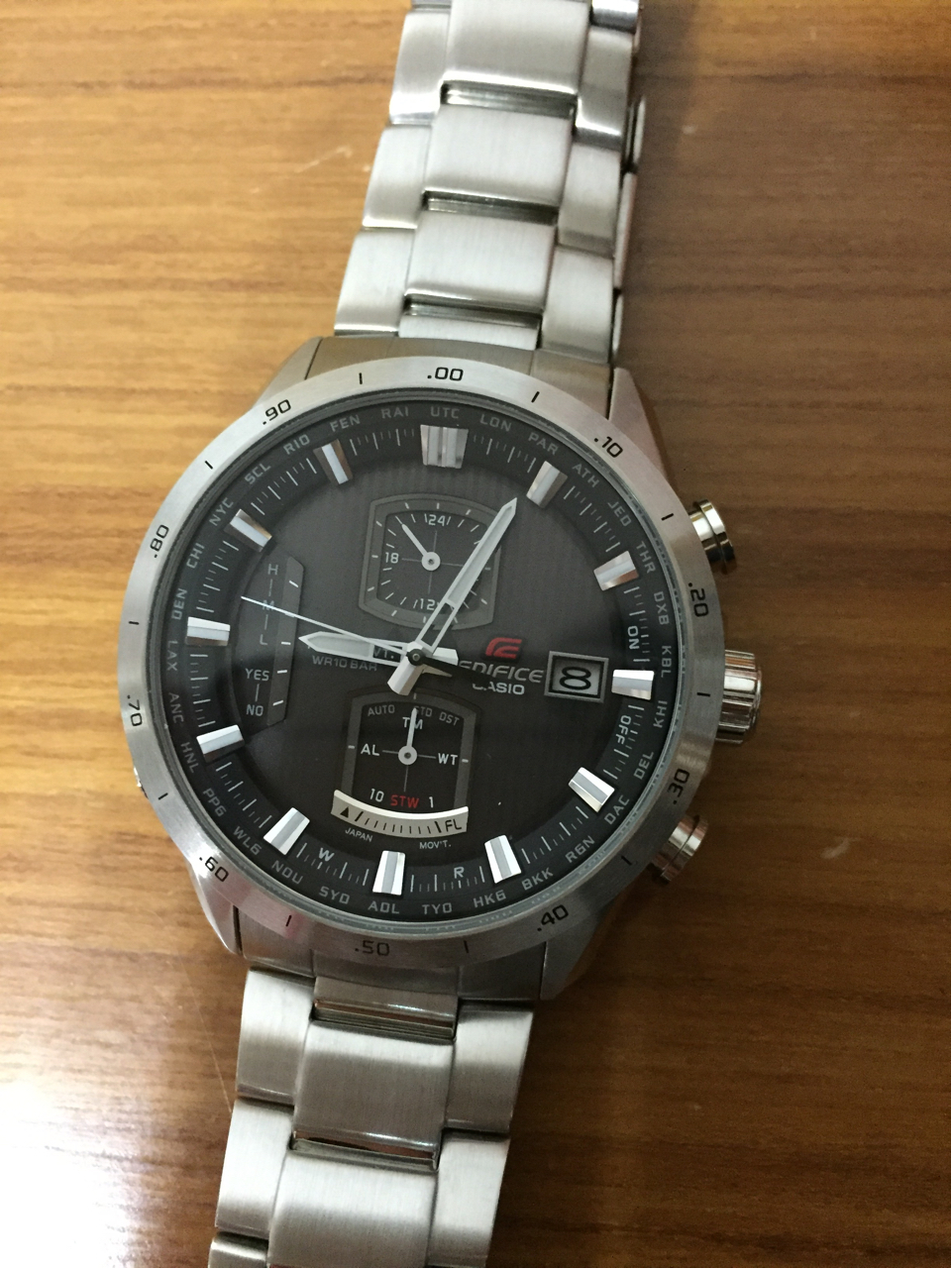 卡西欧edifice系列eqwa1110光动能电波表一周使用体验