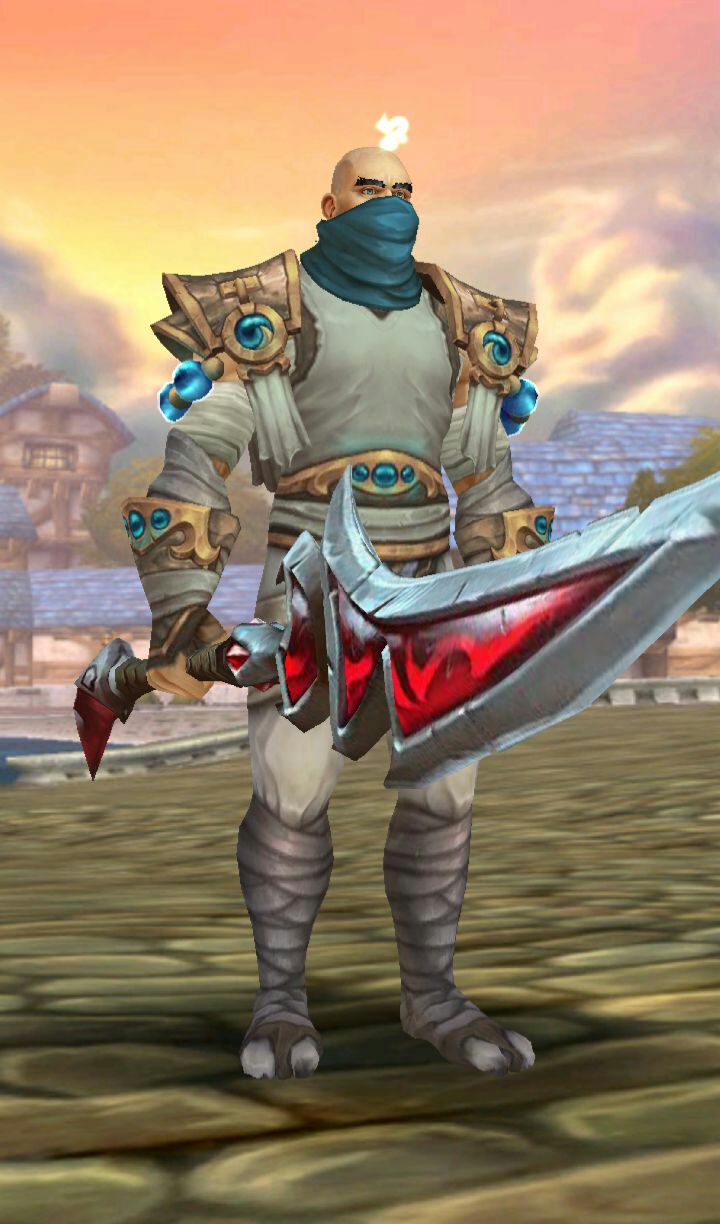 皮甲白色武僧幻化