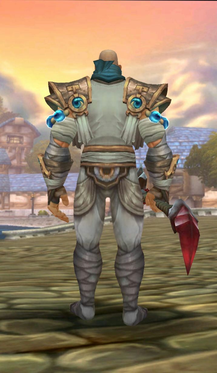 皮甲白色武僧幻化