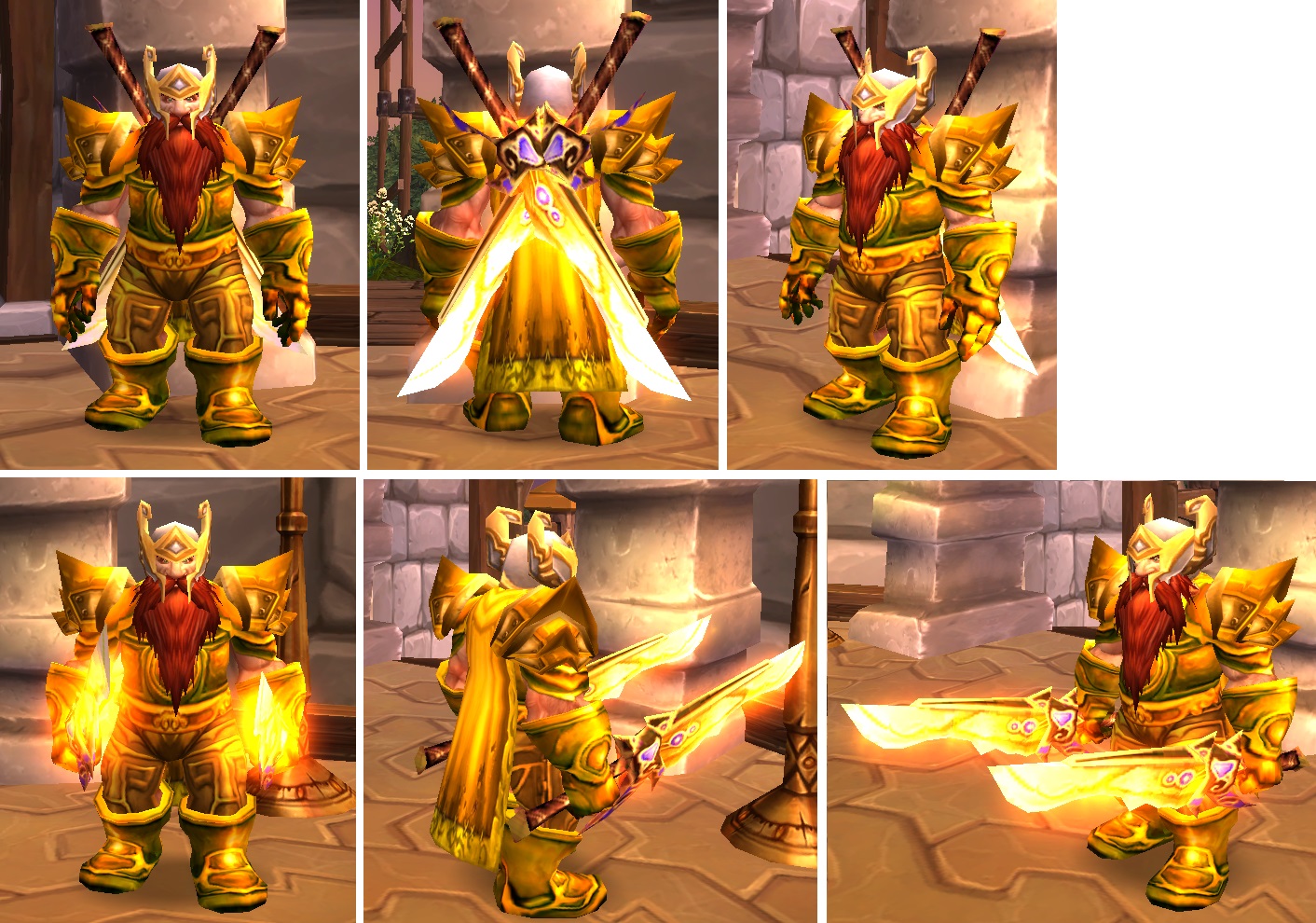 求助急缺一把能背在背上的金色单手武器光荣套黄金复古风矮人战士