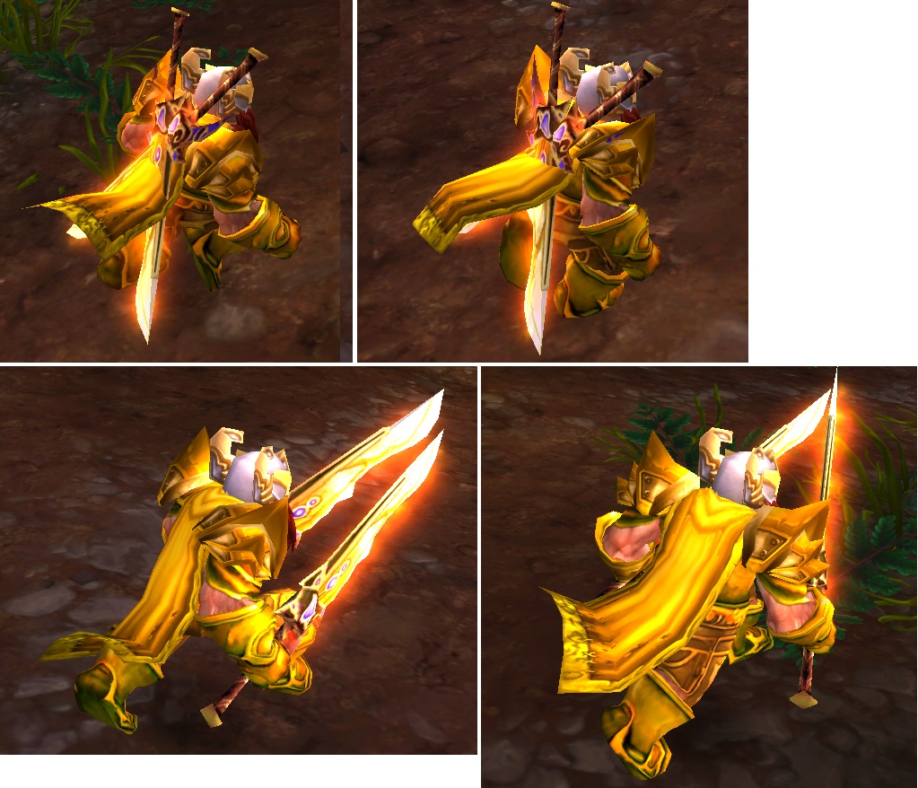 求助急缺一把能背在背上的金色单手武器光荣套黄金复古风矮人战士