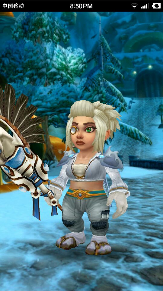 小侏儒术士来求个白色的布甲裤子