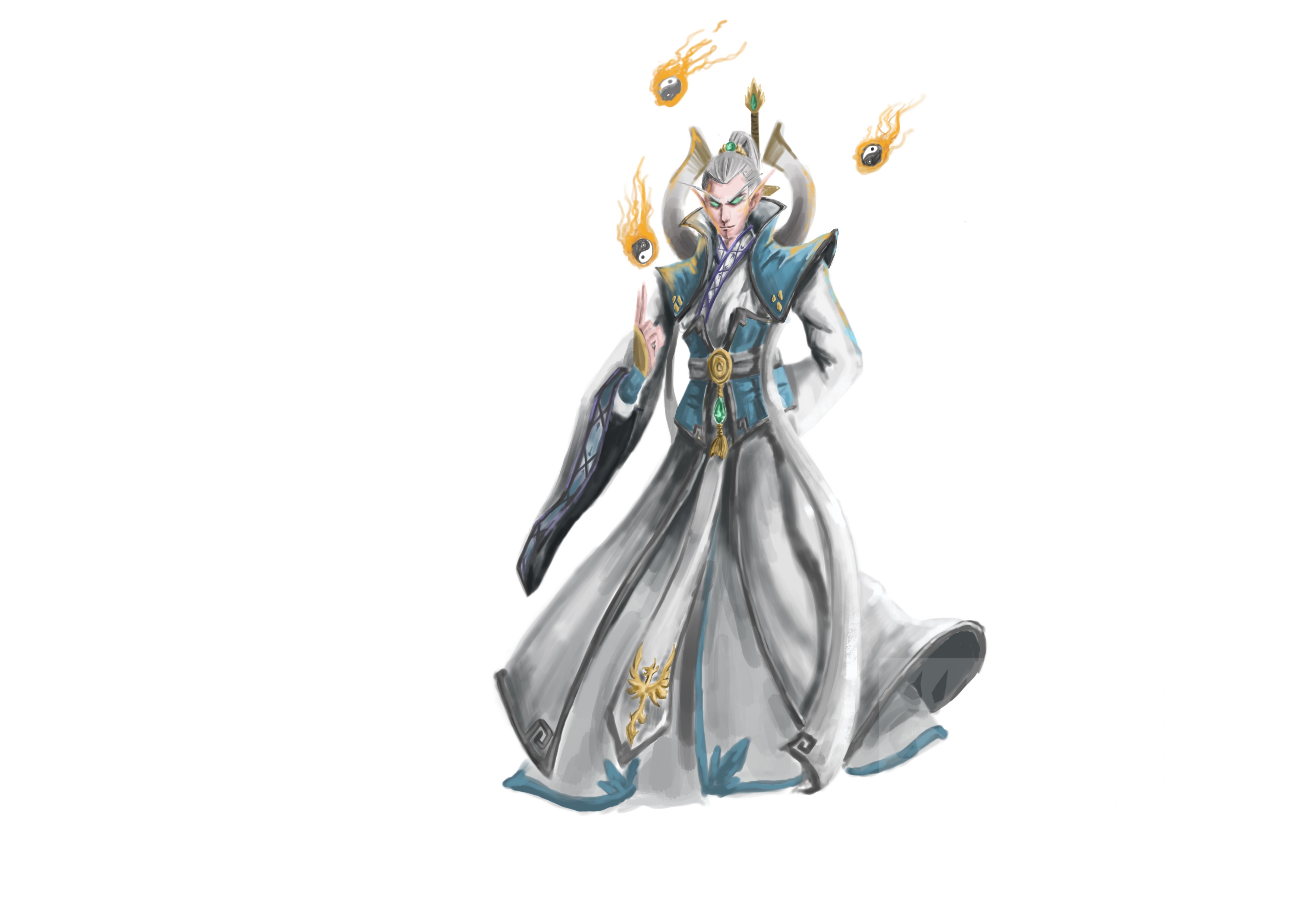 [英雄设计] 皮肤设计——全特效剑仙凯尔萨斯