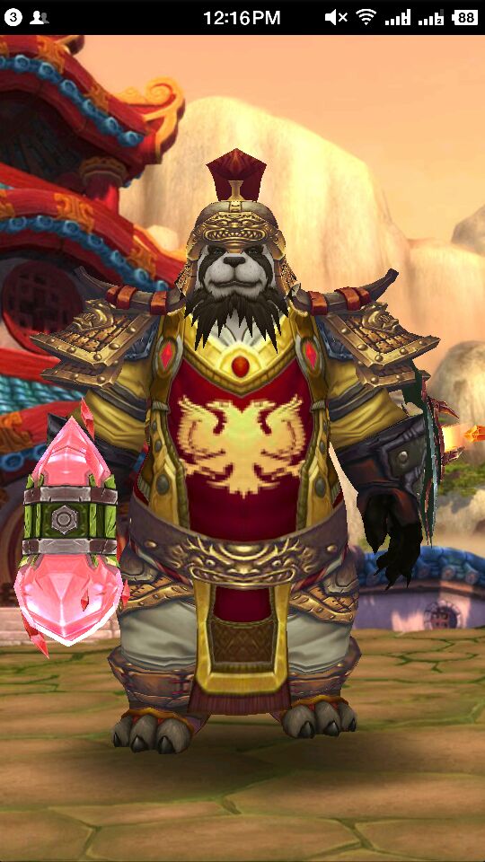 为少昊而战熊猫人萨满幻化求中国风的盾和锤子