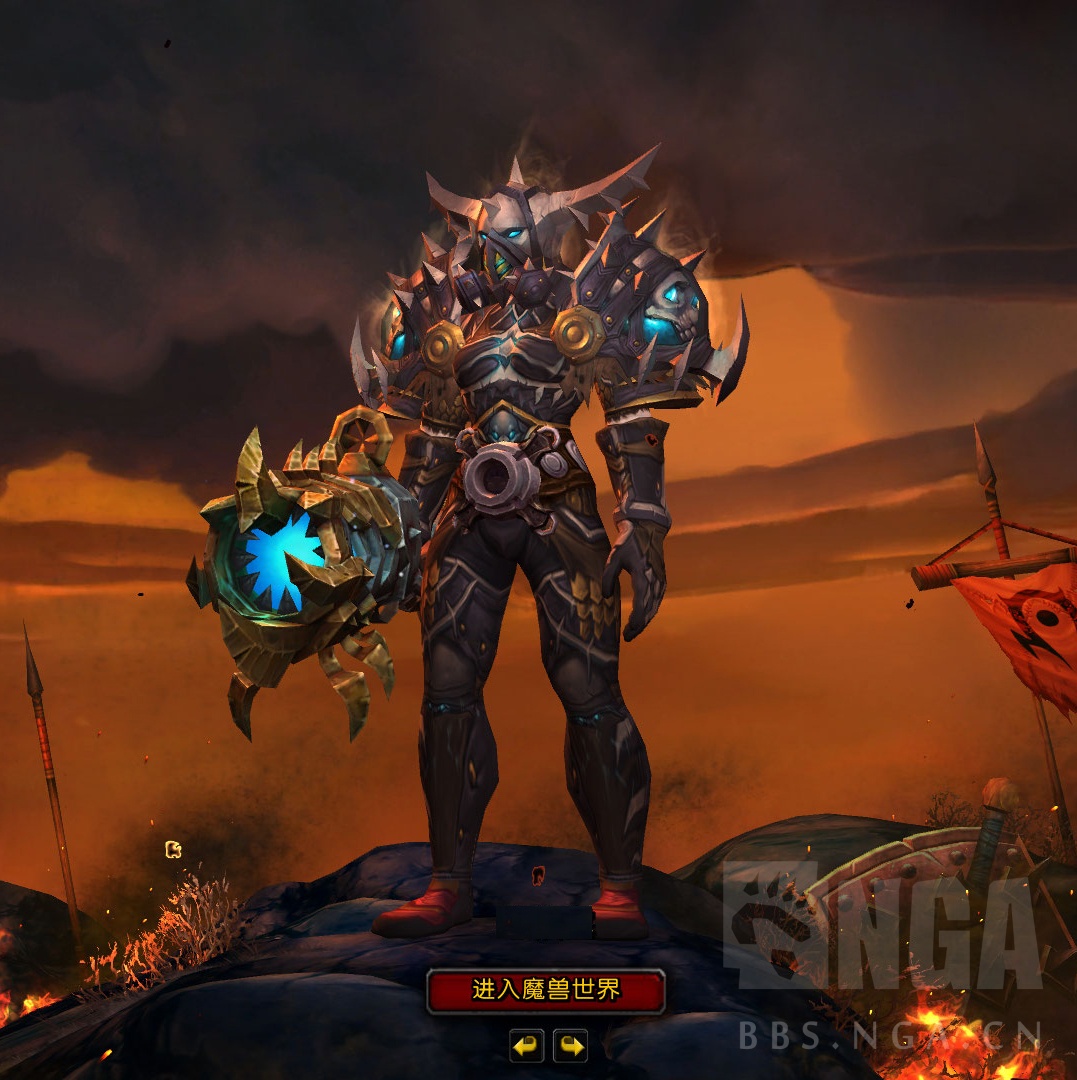 锁甲我是套装控猎人常见套装幻化两套