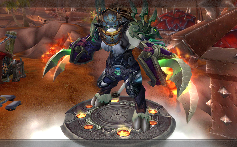 [cosplay] [皮甲] 女性德莱尼武僧幻化几例,小蹄子神马的最萌呆了有木