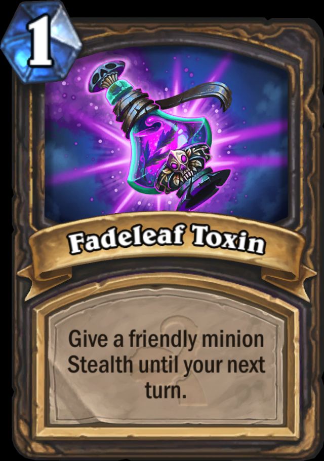 [新卡讨论]3月26日,盗贼新职业橙卡"毒心者夏克里尔" 5张毒素牌