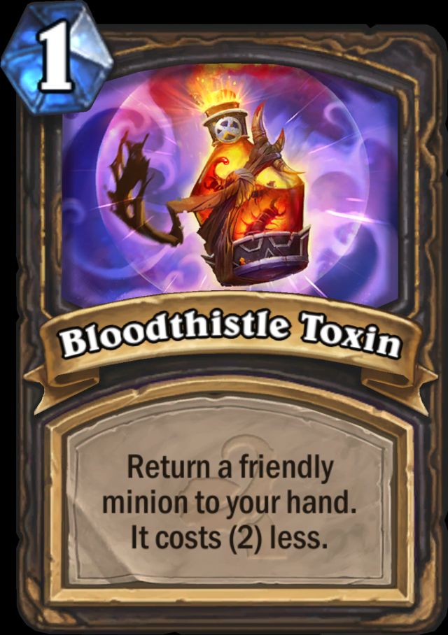 [新卡讨论]3月26日,盗贼新职业橙卡"毒心者夏克里尔" 5张毒素牌