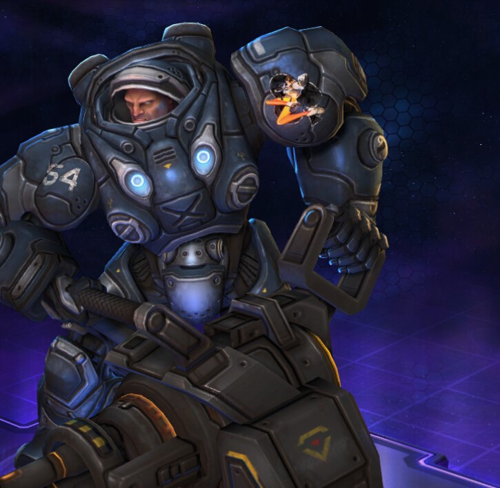 是我火星了?泰凯斯肩甲上守望的人物图案是这次补丁加入的还是以前就