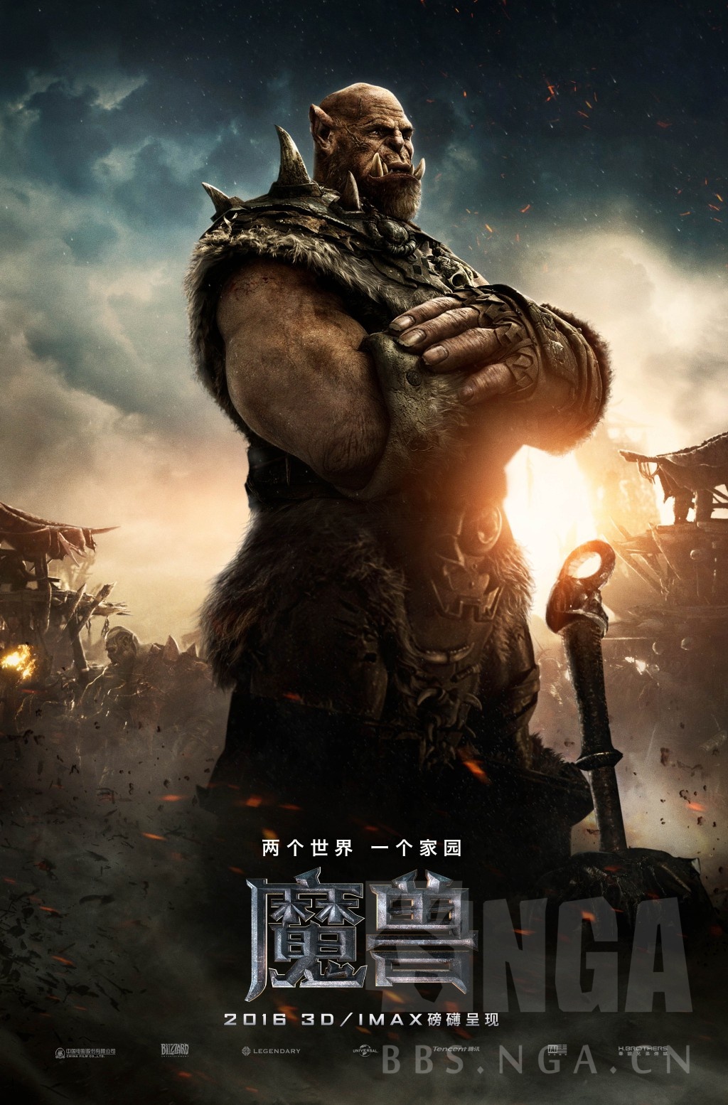 [魔兽电影][高清大图] 电影《魔兽》角色海报曝光八位主角!