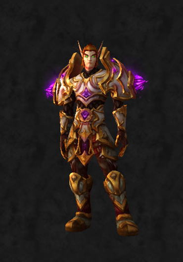 上个最近新弄的幻化 血精灵战士