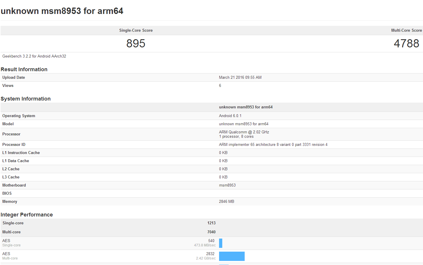 骁龙625geekbench跑分曝光预计三季度上市