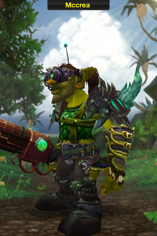 锁甲心情好我的小地精猎人幻化完成了