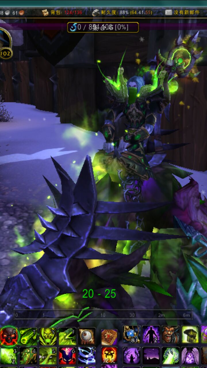 [布甲邪能幻化]本命亡灵术士!就问帅不帅!重新修图版!