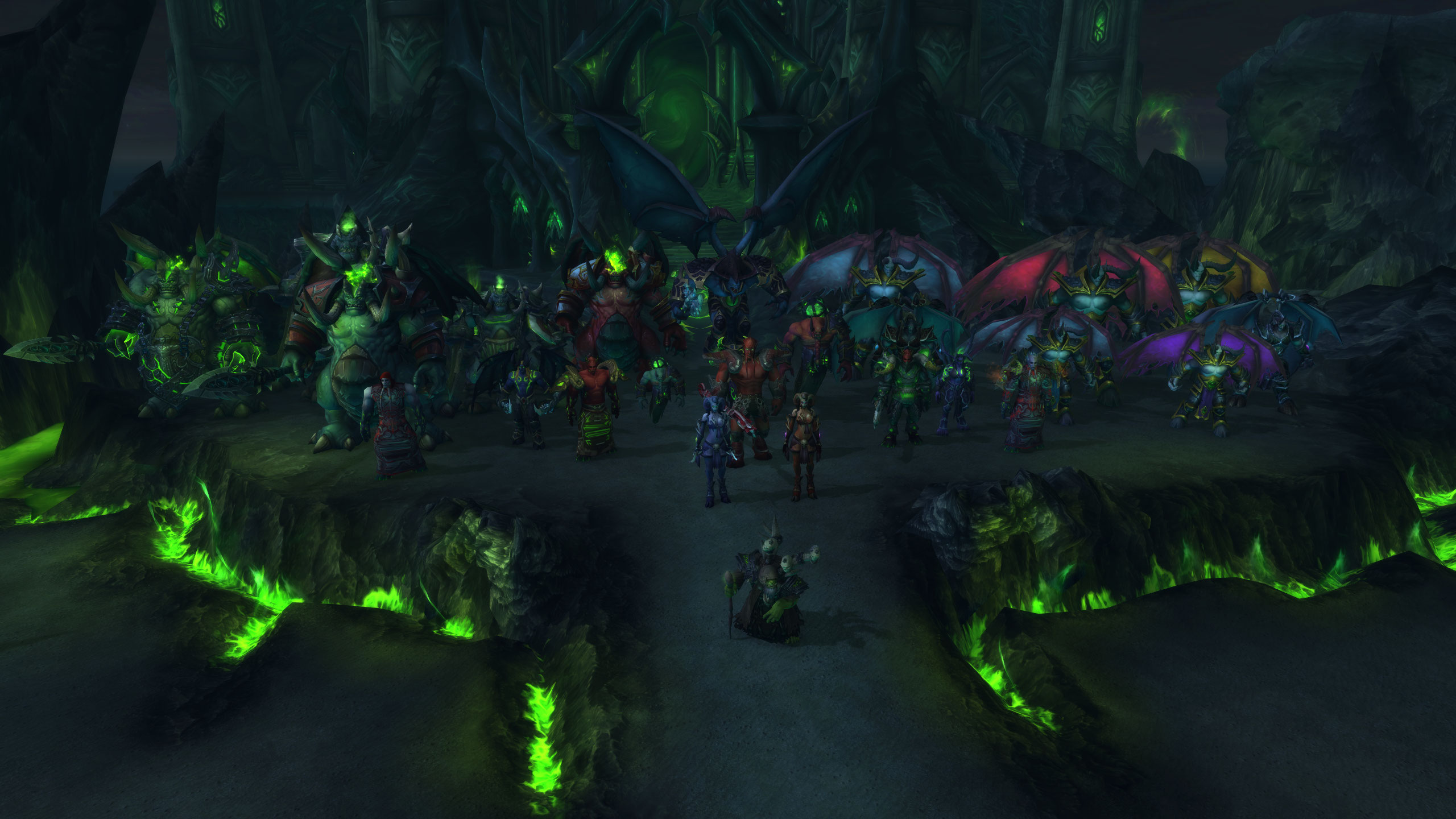 legionbeta于是列举一下破碎海滩之战中站在古尔丹身后