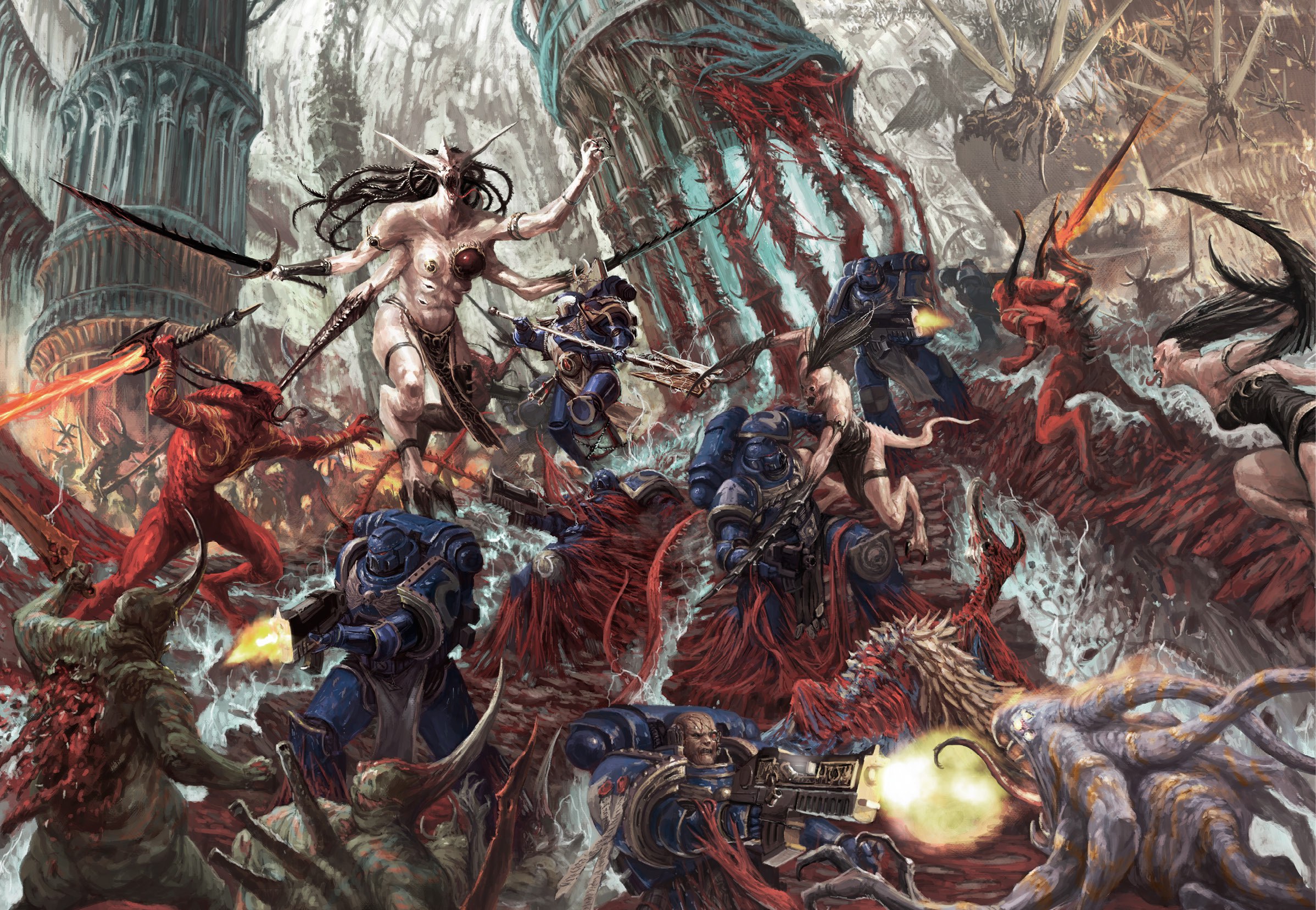 搬运工多图慎入近期warhammer40k美图欣赏