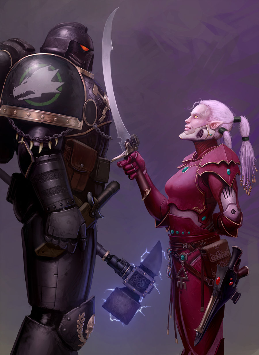 搬运工多图慎入近期warhammer40k美图欣赏