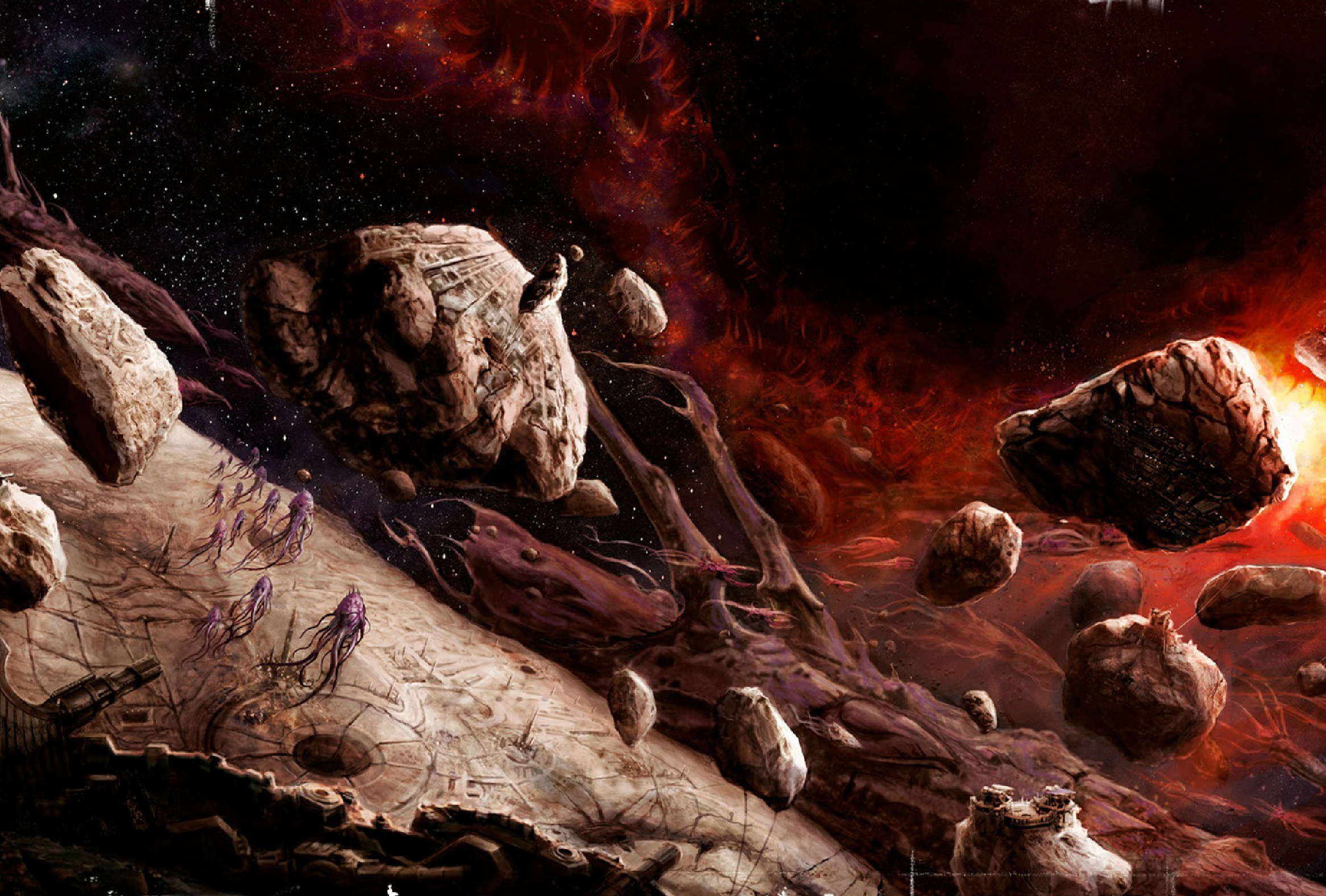 基础图库平日收图大奉献泰伦虫族tyranids第一弹插画同人