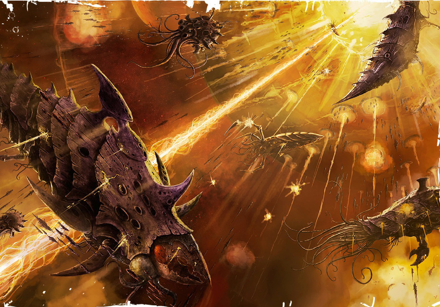 [基础图库][平日收图大奉献]泰伦虫族 tyranids 第一弹(插画,同人)