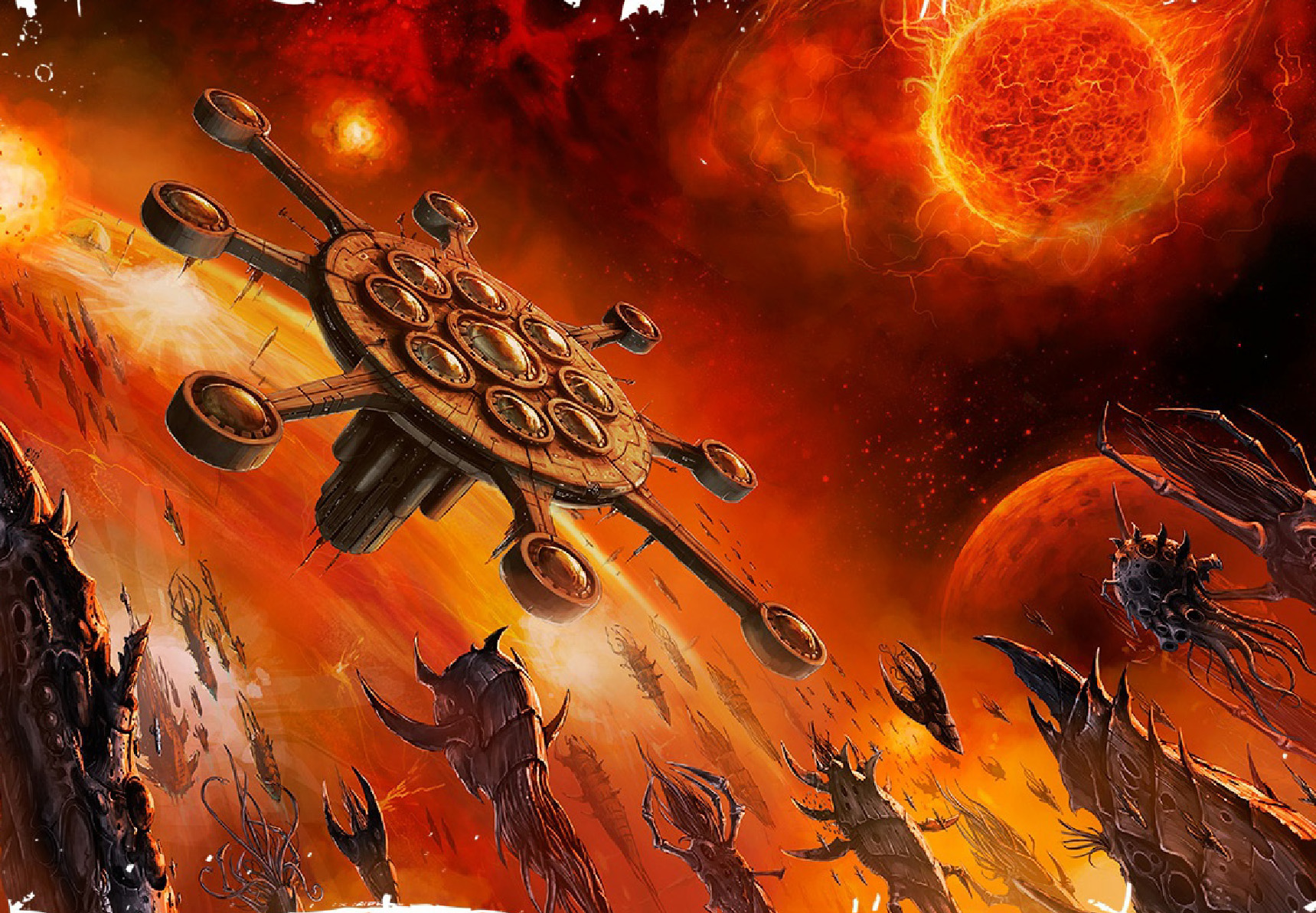 基础图库平日收图大奉献泰伦虫族tyranids第一弹插画同人