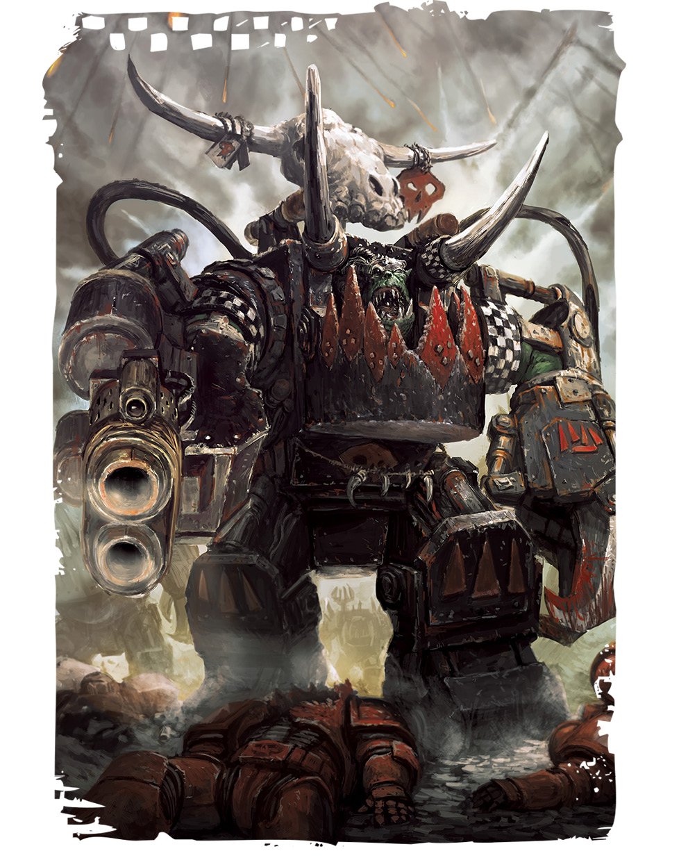 基础图库平日收图大奉献绿皮orks第一弹插画同人