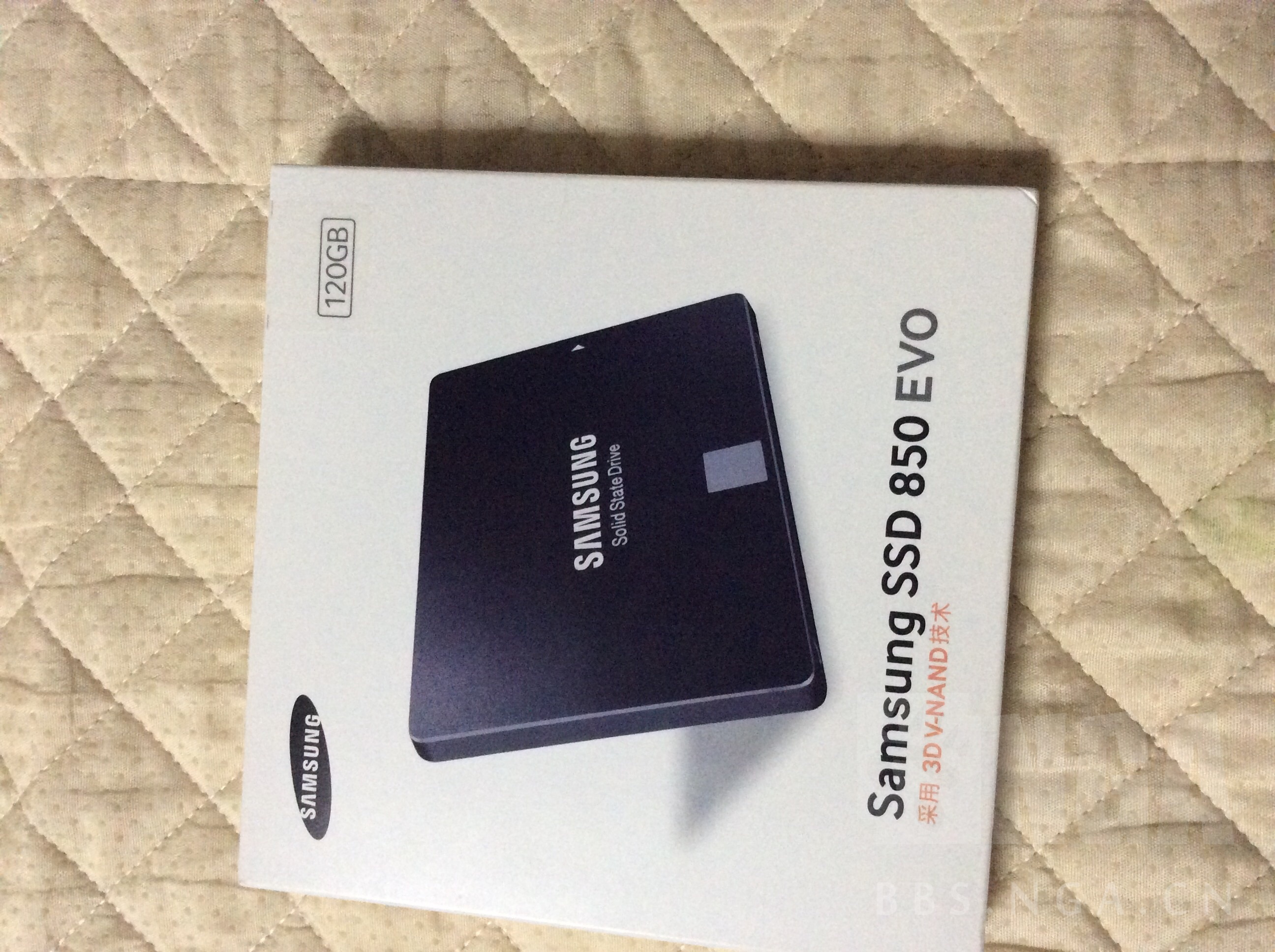 电脑硬件固态硬盘三星850evo120g